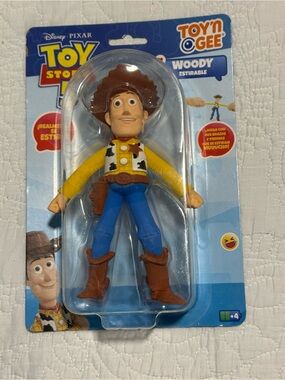 Disney Woody Cowboy Figure - Yellow, Blue & Brown